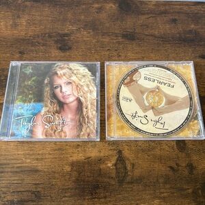 Taylor Swift Fearless and self debut CD Album